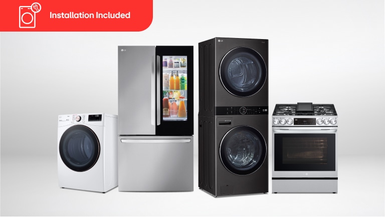 Installation Included banner above product images. 
