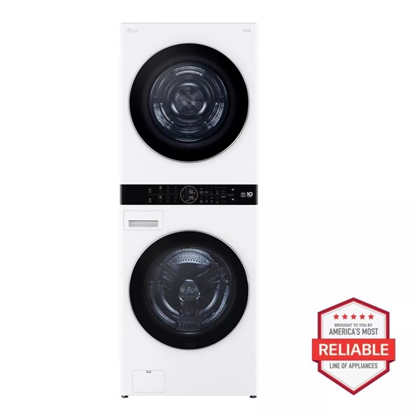 LG Ventless WashTower™ Washer and Dryer with Heat Pump front view